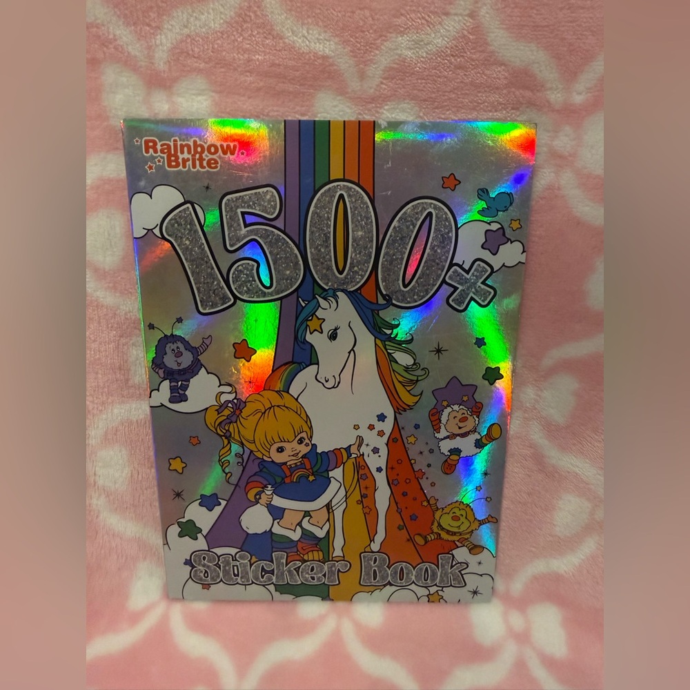 Rainbow 1500+ Silver Holographic Sticker Book
